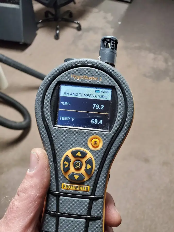 Moisture meter humidity assessment for Mold Remediation & Removal in Belmont